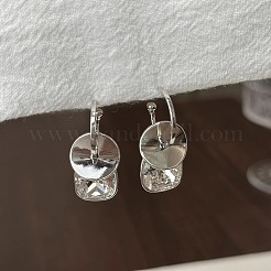 Серьги-гвоздики из сплава с кристаллами и стразами&nbsp;FS-WGADBC0-01