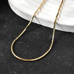 1.5 мм 304 нержавеющая сталь змейка ожерелья для женщин и мужчин&nbsp;LS-STAS-V011-04C-G