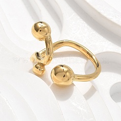 Кольца-манжеты круглые из нержавеющей стали 304 для женщин&nbsp;RJEW-A063-01B-G