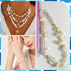 400 шт. 2 стиля акриловых бусин&nbsp;OACR-SC0002-25