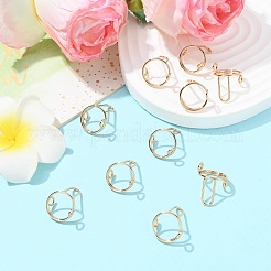 10 шт. регулируемые латунные кольца&nbsp;RJEW-CJ0001-01G