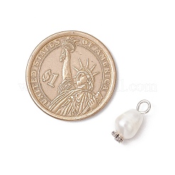 Подвески из натурального культивированного пресноводного жемчуга и риса&nbsp;PALLOY-JF03922-01