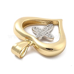 Реечное покрытие латунь с подвесками из кубического циркония&nbsp;KK-Q017-10A-G