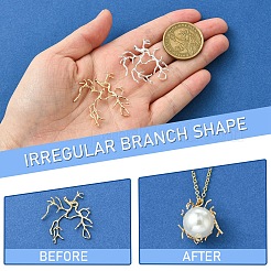 4шт 2 цвета латунные подвески&nbsp;KK-YW0002-83