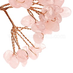 Натуральная крошка из розового кварца&nbsp;DJEW-C016-01N