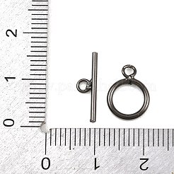 Кольцо из латуни Переключить застежками&nbsp;KK-G548-38