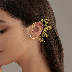 4 шт. 2 стиля латунных сережек-манжет&nbsp;EJEW-HY0001-47G