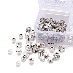 300 шт. 6 стиля бусины из сплава в тибетском стиле&nbsp;TIBE-YW0001-24