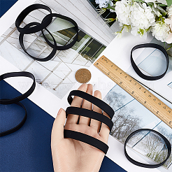 Плоский простой браслет из силиконового шнура для мужчин и женщин&nbsp;BJEW-WH0016-32I