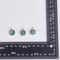 Подвески из натуральной раковины морского ушка/пауа&nbsp;KK-SZ0002-38A