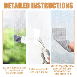 28 шт. 4 стиля самоклеящиеся заплатки для ремонта пластиковых оконных экранов&nbsp;DIY-DR0001-51