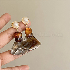 Серьги-гвоздики из сплава и акрила&nbsp;FS-WG2F34D-01