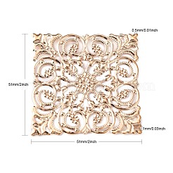 Железо филигранные крупные кулоны&nbsp;IFIN-J019-G