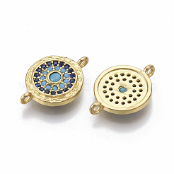 Соединители из латуни с микрочастицами и кубическим цирконием&nbsp;ZIRC-T005-034G
