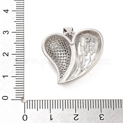 Латунные микропаве прозрачные подвески с фианитом&nbsp;KK-C064-01P