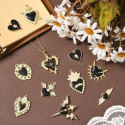 20 шт. 10 стиля подвески из сплава эмали в готическом стиле&nbsp;PALLOY-SC0004-45C