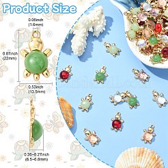 60шт 6 цвета подвески из акрилового сплава&nbsp;FIND-CJ0003-81