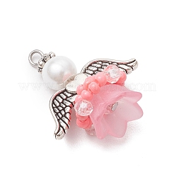 Подвески-ангелы из стеклянных бисеров&nbsp;PALLOY-MZ00714-03