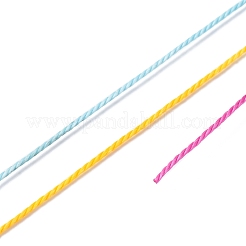 Сегментный окрашенный вощеный полиэфирный шнур&nbsp;YC-C003-02