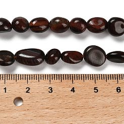 Натуральный красный тигровый глаз бисер пряди&nbsp;G-P497-01E-24