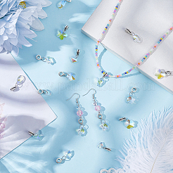 30 шт. 6 стиля стеклянные европейские подвески-шармы&nbsp;PALLOY-PH01876