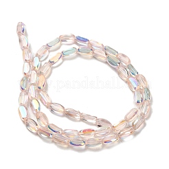 Стеклянные бусины с гальваническим покрытием &nbsp;EGLA-P064-01A-AB01