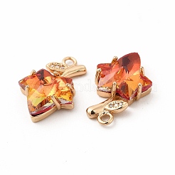 Латунь со стеклянными подвесками k9&nbsp;KK-B071-14G-04