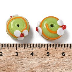 Эмалевые бусины ручной работы в технике лэмпворк&nbsp;LAMP-Z020-06A