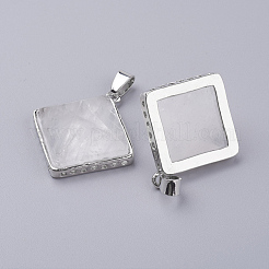 Природного кварца хрустальных подвесок&nbsp;G-E442-02W