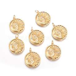 Латунные микро проложить кубического циркония подвески&nbsp;KK-O118-07MG