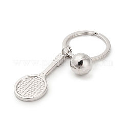 Теннисные брелки из цинкового сплава KEYC-I117-01P-02