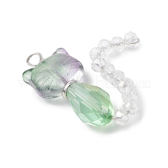 5шт стеклянные подвески&nbsp;PALLOY-JF04006