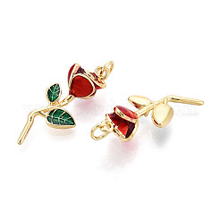 Латунь эмаль подвески&nbsp;KK-N265-04G