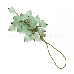 Подвеска в виде винограда с кошачьим глазом&nbsp;HJEW-TA00414-03