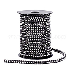 Круглый плетеный шнур из искусственной кожи длиной 10 м&nbsp;OCOR-WH0105-061D