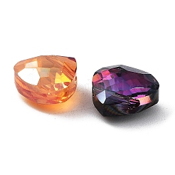 Гальванические треугольные стеклянные бусины&nbsp;EGLA-A036-01