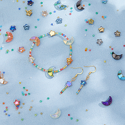 Около 720 шт. 3 видов прозрачных стеклянных бусин&nbsp;GLAA-HS0001-22