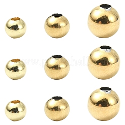 50 шт. полые круглые бусины из нержавеющей стали 304&nbsp;STAS-YW0002-95A