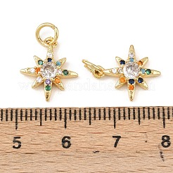 Латунные микро проложить кубического циркония подвески&nbsp;KK-F919-09B-G