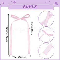 60 шт. полиэстеровый бант&nbsp;DIY-UN0007-70B