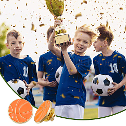 16 шт. спортивные эмалевые значки&nbsp;JEWB-DC0001-24A