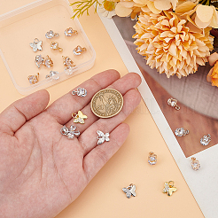 Подвески из сплава и латуни с кубическим цирконием&nbsp;ZIRC-AR0001-26