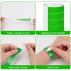 200шт одноразовые браслеты из синтетической бумаги&nbsp;BJEW-CN0001-12