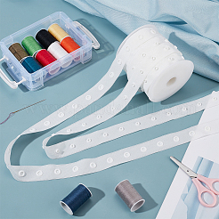 10 ярд двухрядной пластиковой ленты с кнопками&nbsp;FIND-OC0003-85B