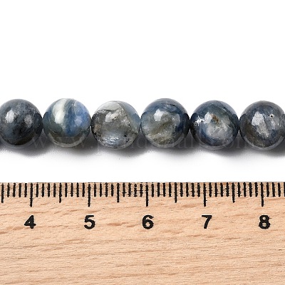 Натуральный кианитовые бисер пряди&nbsp;G-NH0046-C04-8MM-01-1