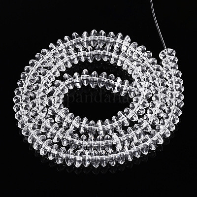 Прозрачные стеклянные бусины&nbsp;GLAA-T025-6mm-07B-1