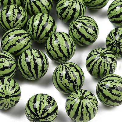 Непрозрачные акриловые бусины&nbsp;MACR-C036-01C-1