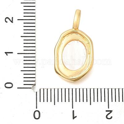 Подвески из натуральной пресноводной ракушки в латуни&nbsp;LS-KK-U040-03G-1