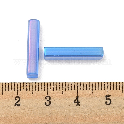 Гальванические стеклянные бусины&nbsp;GLAA-D024-01C-1