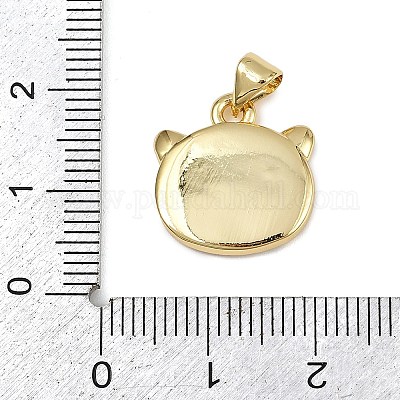 Латунь эмаль подвески&nbsp;KK-D376-02G-1